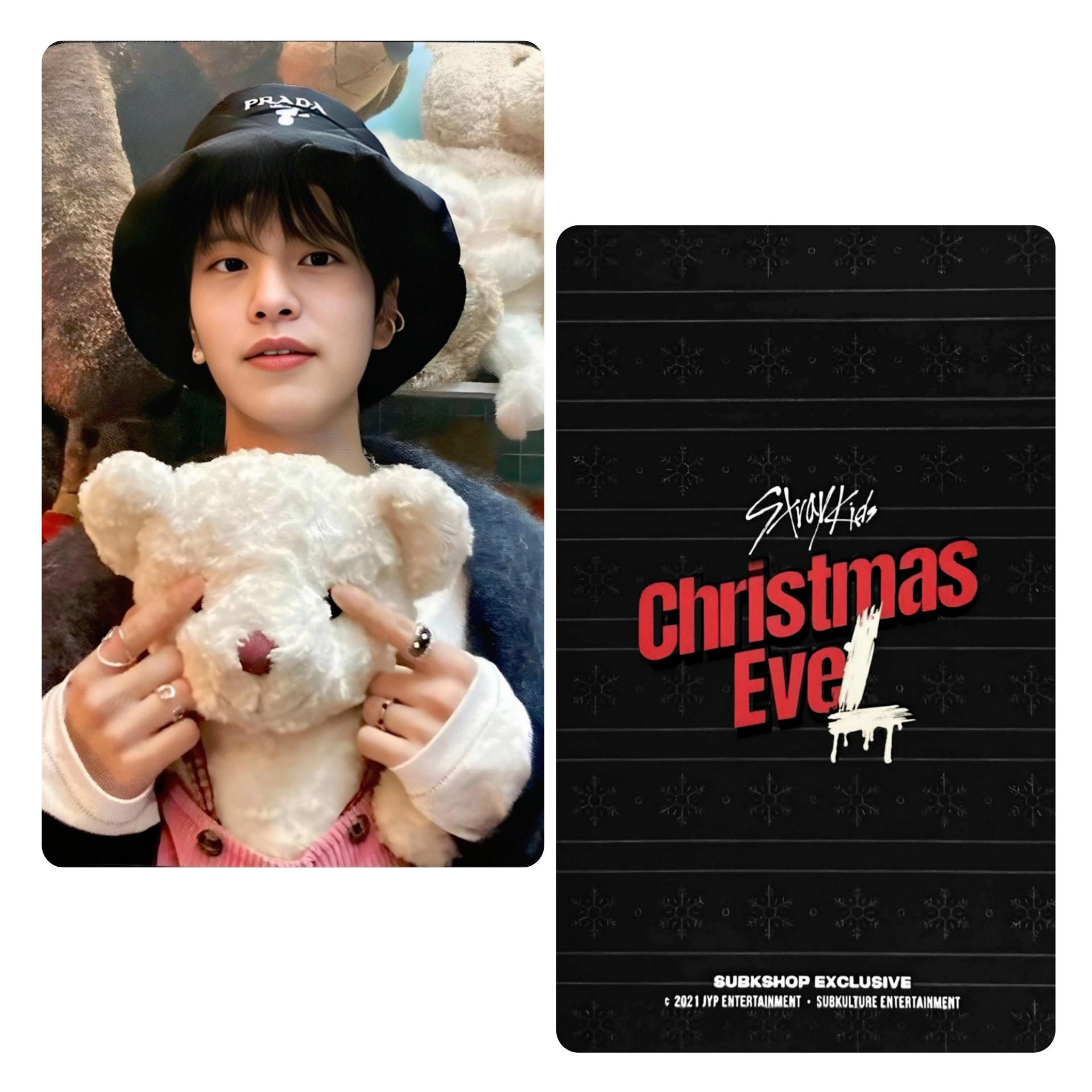 Stray Kids : Seungmin SUBK Christmas Evel Photocards | Stay DeLulu!